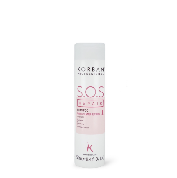 © 2023 moneli.lt | MONELÍ | KORBAN SOS Repair Shampoo - gydomasis šampūnas 250 ml
