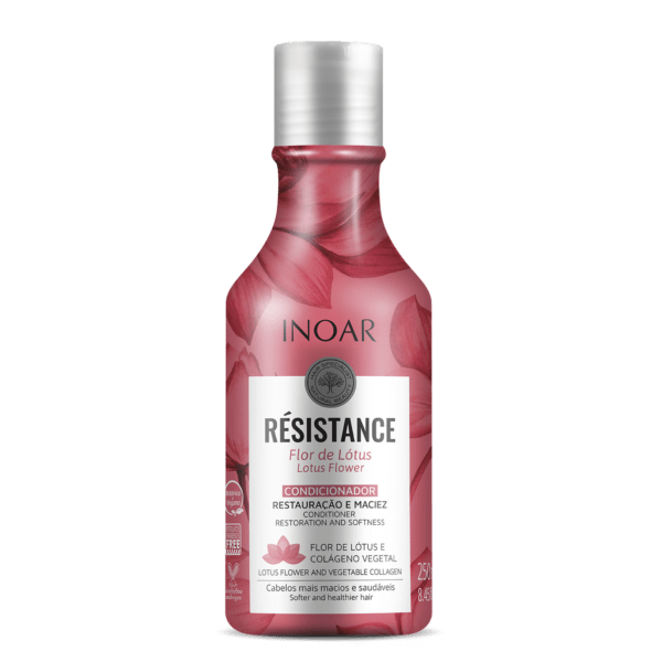 INOAR Resistance Flor de Lotus Conditioner - plaukus drėkinantis kondicionierius 250 ml.