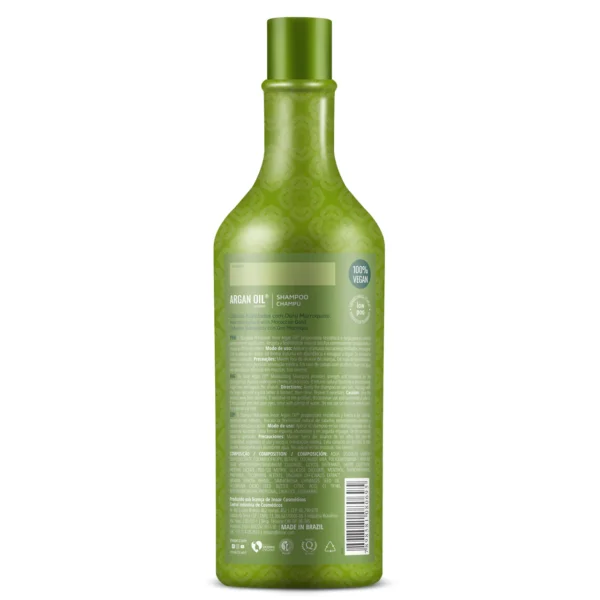 INOAR Argan Oil Shampoo - intensyviai drėkinatis šampūnas su Argano aliejumi 1000 ml
