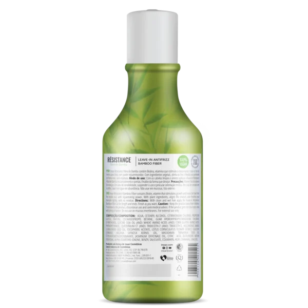 INOAR Resistance Fibra de Bambu Leave-in Antifrizz - nenuplaunamas kondicionierius 250 ml