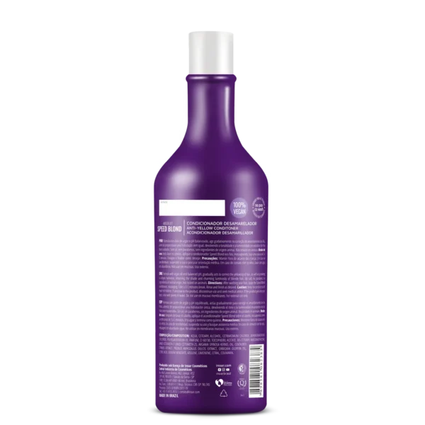 INOAR Speed Blond Conditioner - kondicionierius šviesiems plaukams 1000 ml