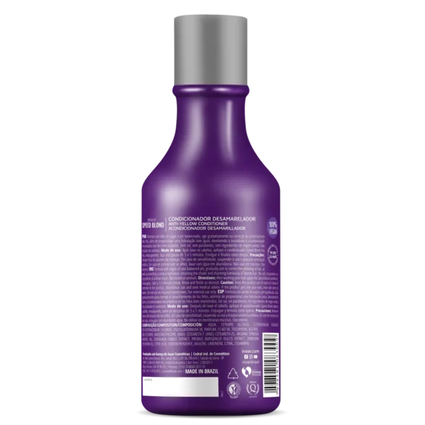 INOAR Speed Blond Conditioner - kondicionierius šviesiems plaukams 250 ml