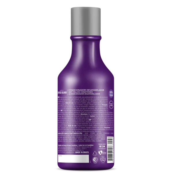 INOAR Speed Blond Shampoo - šampūnas šviesiems plaukams 250 ml