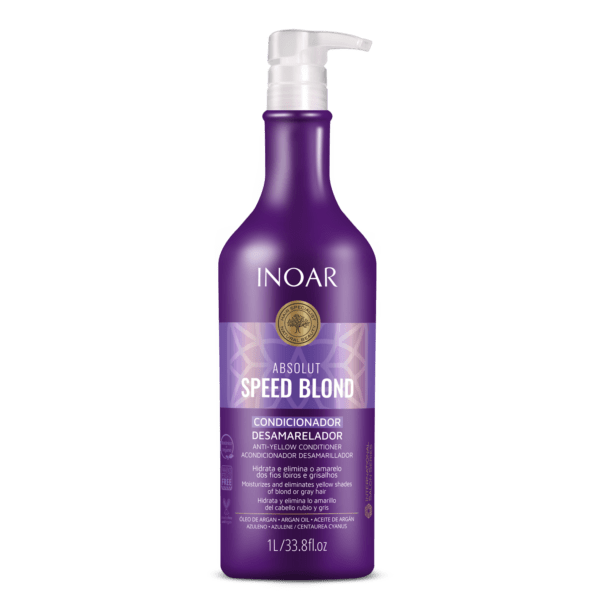 INOAR Speed Blond Conditioner - kondicionierius šviesiems plaukams 1000 ml.