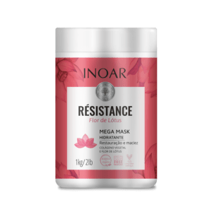 INOAR Resistance Flor de Lotus Mask - intensyviai regeneruojanti, gaivinti kaukė 1000 g.