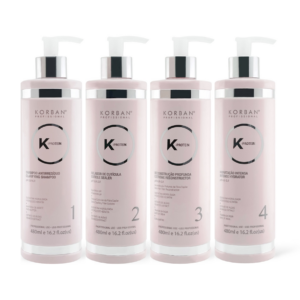 © 2023 moneli.lt | MONELÍ | KORBAN K-Protein rinkinys plaukų atstatymui ir drėkinimui 4 x 480 ml - Clarifying Shampoo (Nr. 1), Cuticle Sealer (Nr. 2), Extreme Reconstructor (Nr. 3), Intense Hydrator (Nr. 4)