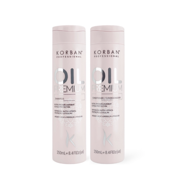 © 2023 moneli.lt | MONELÍ | KORBAN Oil Premium šampūno ir kondicionieriaus rinkinys 2 x 250 ml
