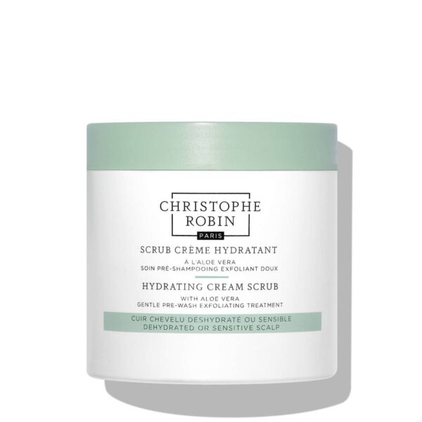 Christophe Robin Hydrating Cream Scrub kreminis galvos odos šveitiklis su alijošiumi 250 ml.