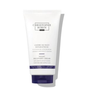 Christophe Robin Night Recovery Cream naktinis atkuriantis kremas plaukams 150 ml