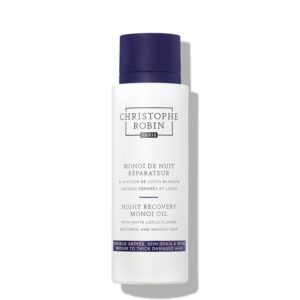 Christophe Robin Night Recovery Monoi Oil naktinis atkuriantis Monoi aliejus plaukams 150 ml