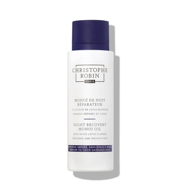 Christophe Robin Night Recovery Monoi Oil naktinis atkuriantis Monoi aliejus plaukams 150 ml
