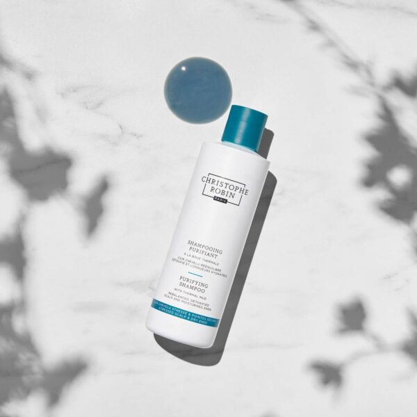 Christophe Robin Purifying Shampoo valantis šampūnas su terminiu moliu 250 ml.