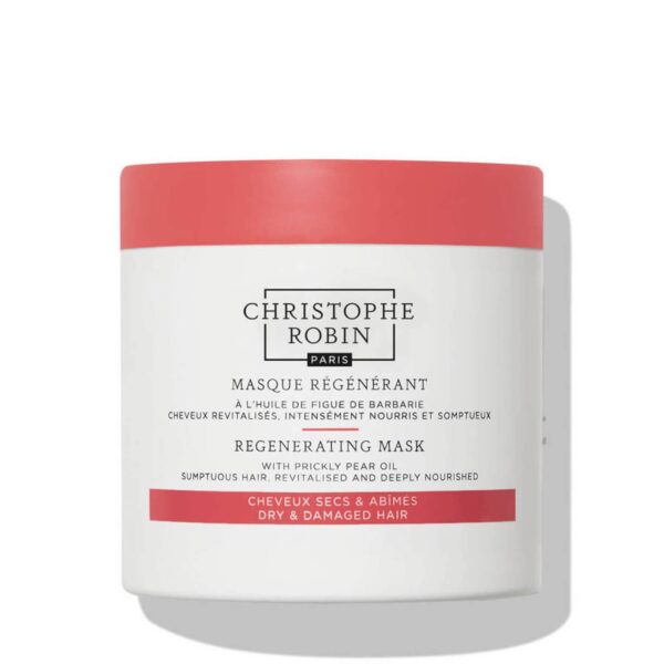 Christophe Robin Regenerating Mask atkurianti plaukų kaukė su opuncijų aliejumi 75 ml : 250 ml