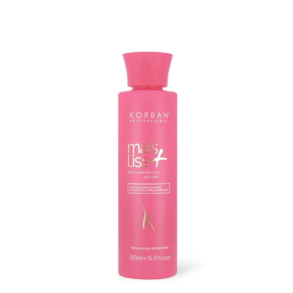 © 2023 moneli.lt | MONELÍ | KORBAN Mais Liss Brazilian Protein giliai valantis šampūnas 500 ml