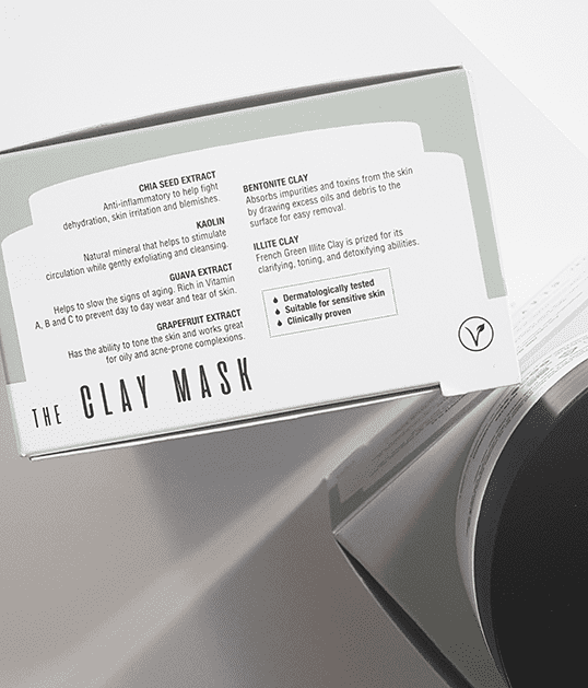 Sienna X The Clay Mask detoksikuojanti molio kaukė veidui 150 ml,,