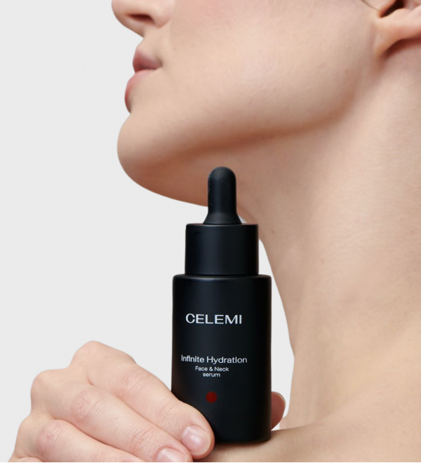 CELEMI Infinite Hydration besąlygiškai drėkinantis ir stangrinantis veido ir kaklo serumas 30 ml;