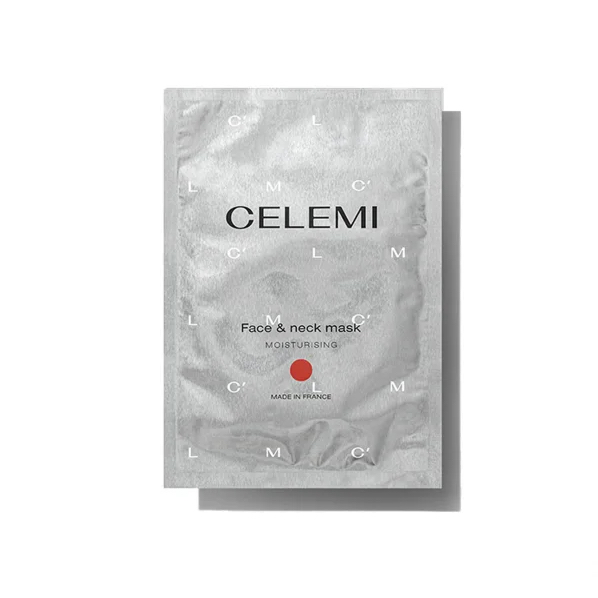 CELEMI Intensyviai drėkinanti veido ir kaklo lakštinė bioceliuliozės kaukė 18 ml (1 vnt. : 4 vnt. : 8 vnt. : 12 vnt.) copy