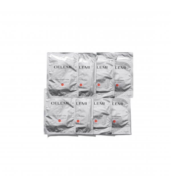 CELEMI intensyviai drėkinanti veido ir kaklo kaukė 8 vnt