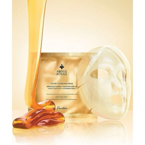 Guerlain Abeille Royale honey cataplasm mask - lakštinė veido kaukė 60ml