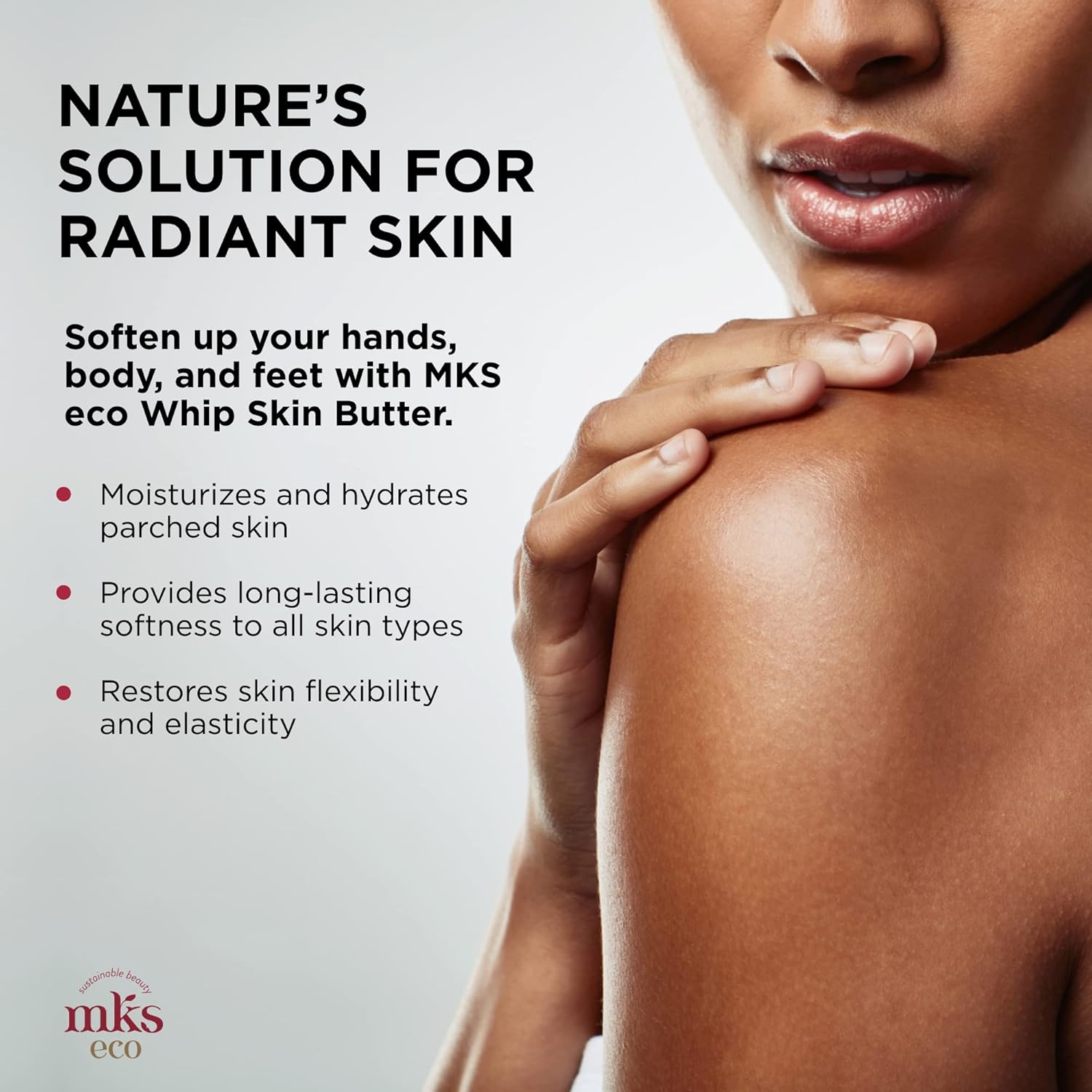 MKS eco kūno sviestas Whip Skin Butter With Argan & Hemp Oils Light Breeze Scent 227g - Image 5