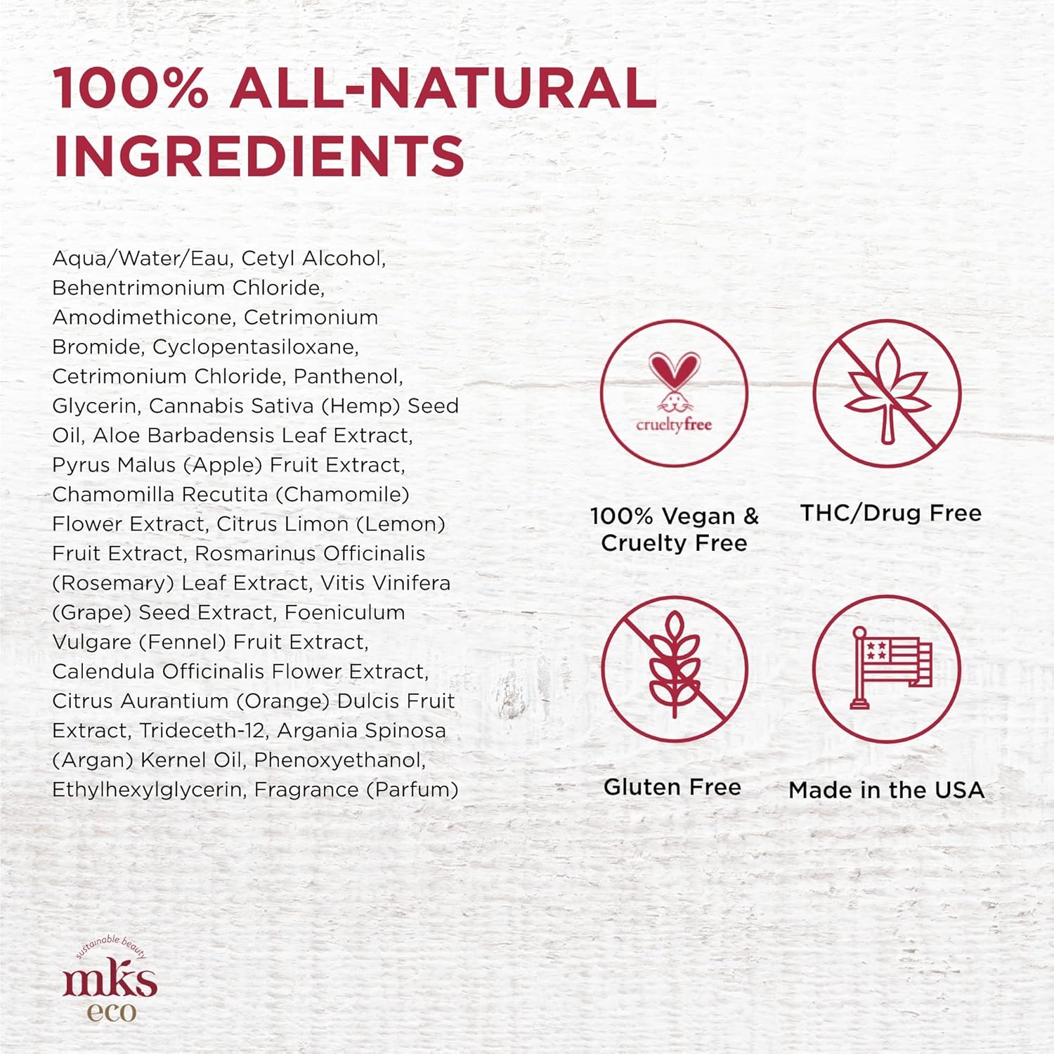 MKS eco nenuplaunamas kondicionierius ploniems plaukams X Leave-in LIGHT BREEZE 118ml - Image 7