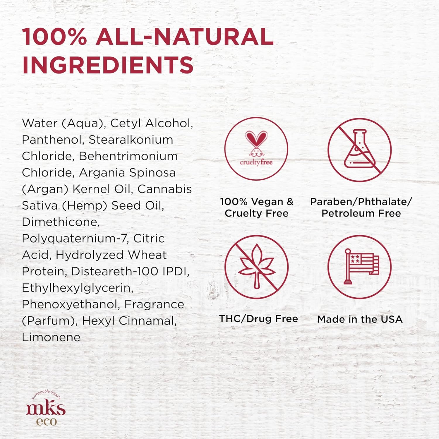 MKS eco drėkinantis kondicionierius ploniems plaukams Hydrate conditioner Light Breeze 296ml - Image 6