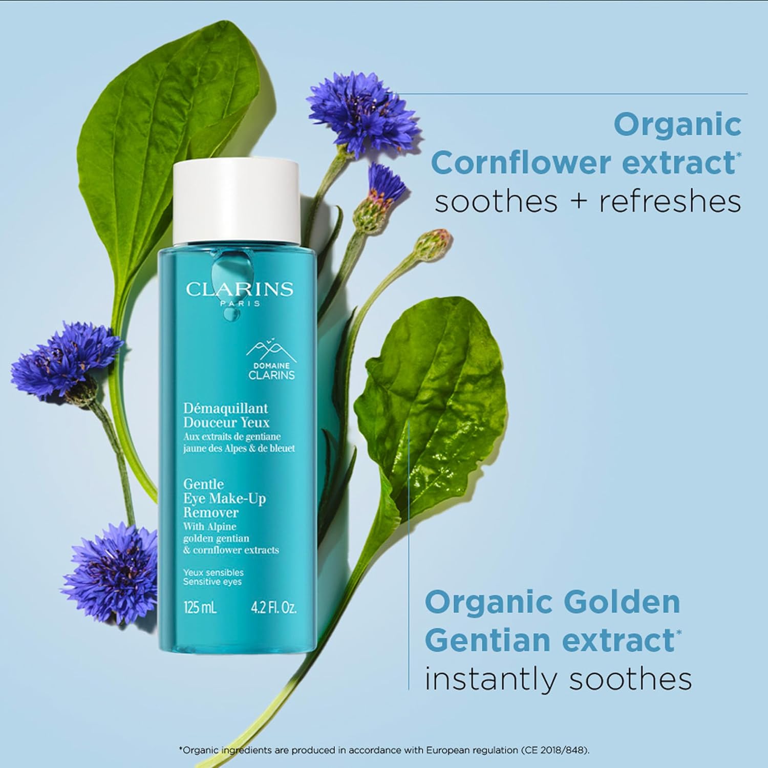 Clarins Gentle Eye make-up remover švelnus akių makiažo valiklis 125 ml - Image 5