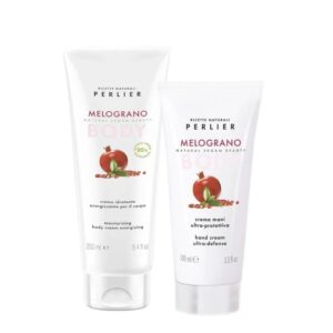PERLIER Rinkinys kūnui ir rankoms hydrating body cream drėkinamasis kūno kremas ir Perlier hand cream ultra – defense apsauginis rankų kremas