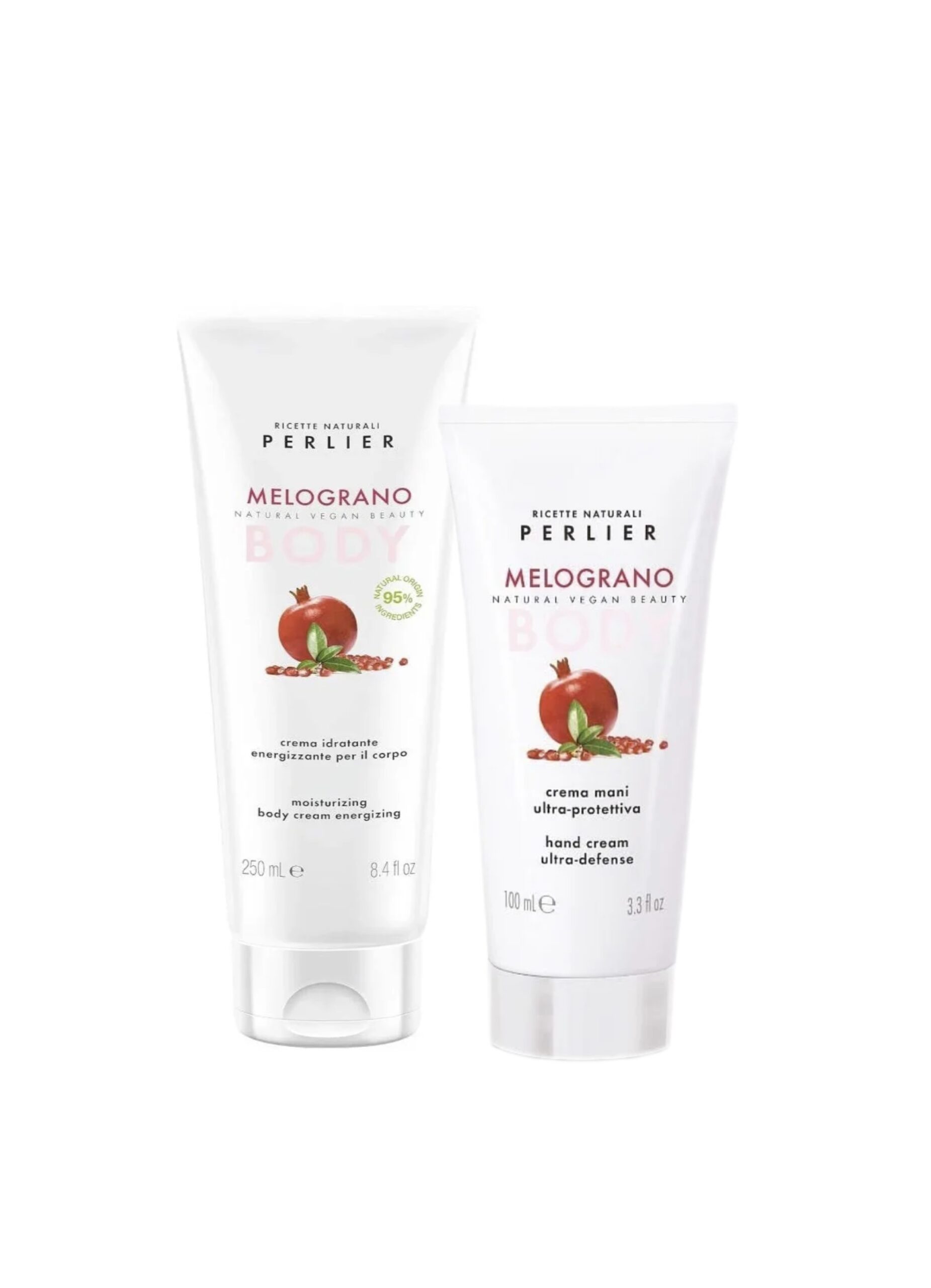 PERLIER Rinkinys kūnui ir rankoms hydrating body cream drėkinamasis kūno kremas ir Perlier hand cream ultra – defense apsauginis rankų kremas