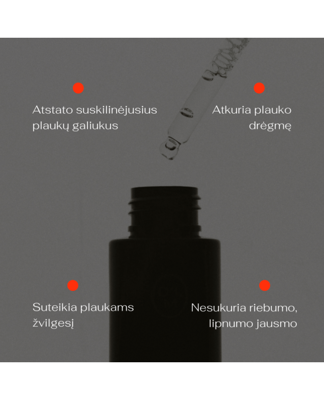 Celemi drėkinantis ir suteikiantis žvilgesio plaukų aliejus Dewy Silk 80ml - Image 3