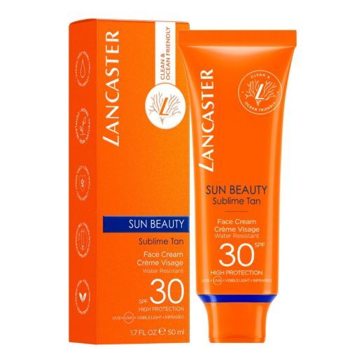 Lancaster Sun Beauty Face Cream veido kremas nuo saulės SPF 30 - 50ml - Image 2