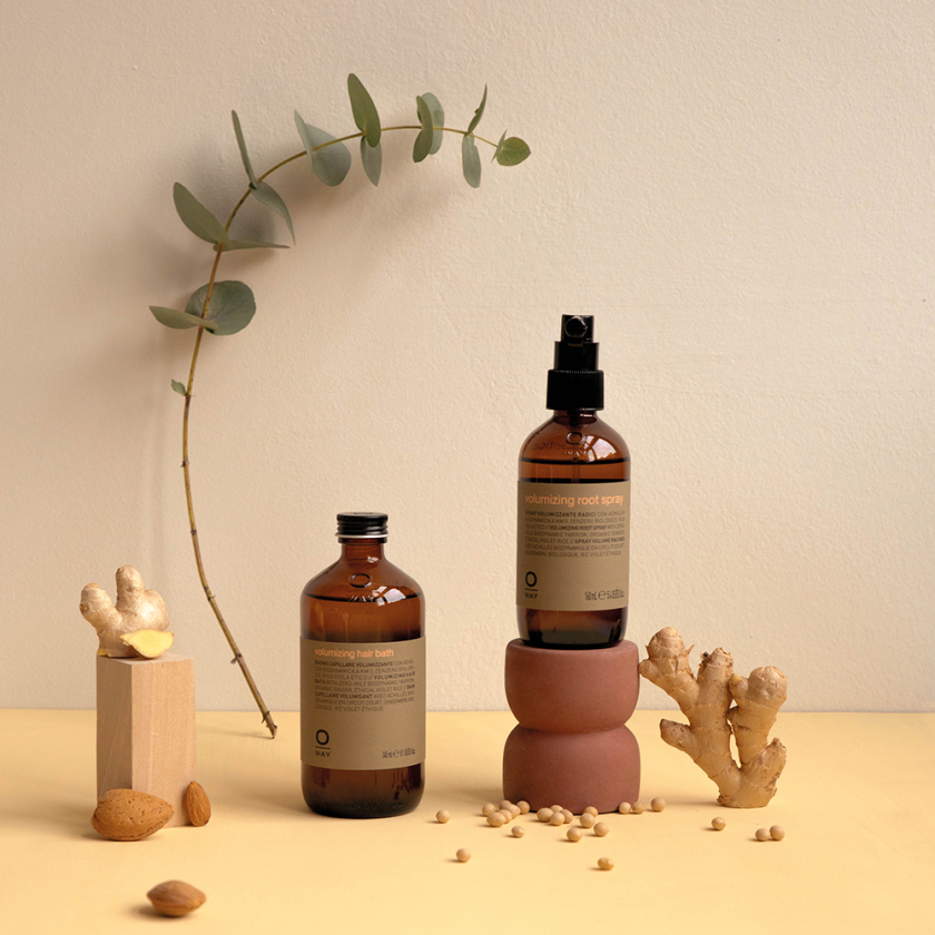 OWAY Tūrio suteikiantis plaukų šampūnas vonelė – Volume / Volumizing hair bath 240ml - Image 2