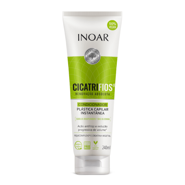 INOAR CicatriFios Conditioner - plauko struktūrą atkuriantis kondicionierius 240 ml.
