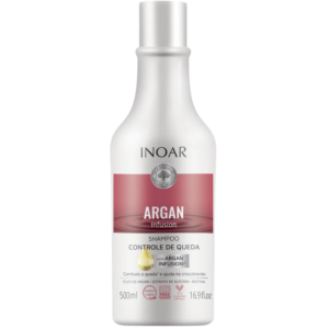 INOAR Argan Infusion Loss Control Shampoo - šampūnas stabdantis plaukų slinkimą 500 ml.