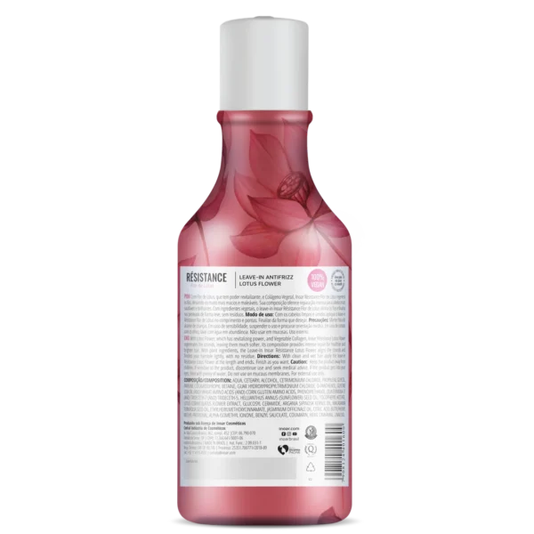 INOAR Resistance Flor de Lotus Leave-in Antifrizz nenuplaunamas kondicionierius 250 ml