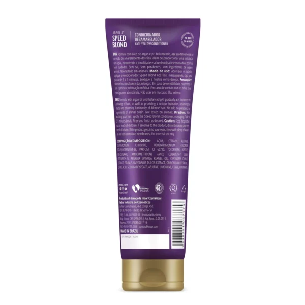 INOAR Speed Blond Conditioner - kondicionierius šviesiems plaukams 240 ml