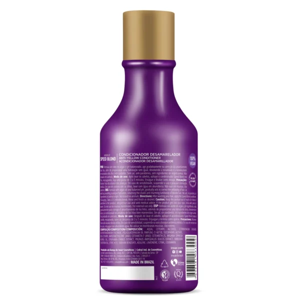 INOAR Speed Blond Duo Kit - priemonių rinkinys šviesiems plaukams 2x250 ml