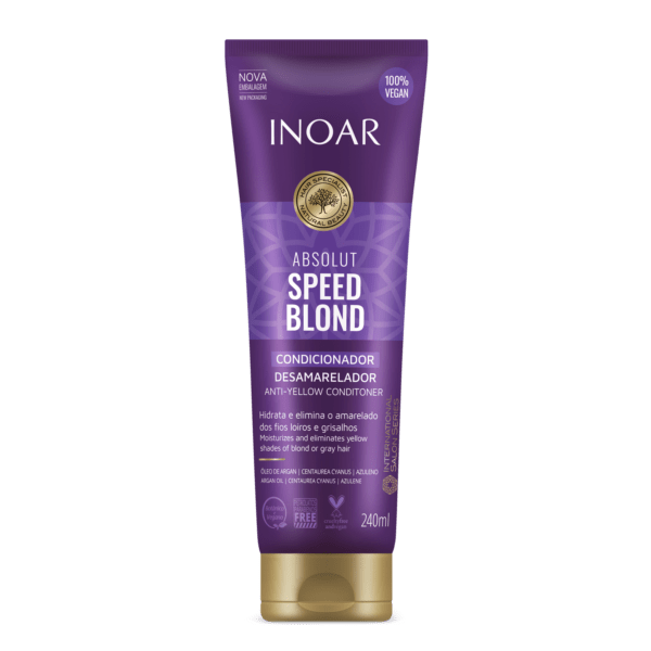 INOAR Speed Blond Conditioner - kondicionierius šviesiems plaukams 240 ml