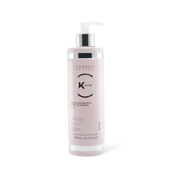 © 2023 moneli.lt | MONELÍ | KORBAN K-Protein Clarifying Shampoo - valomasis šampūnas 480 ml (Nr. 1)