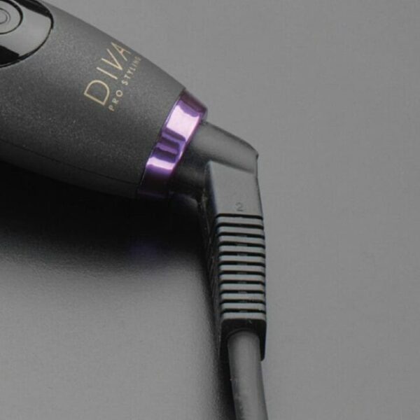 DIVA Pro Styling Digital Tong - skaitmeninės plaukų garbanojimo žnyplės su makadamijų, argano aliejais bei keratinu, 110 - 210 C (25 mm : 32 mm : 38 mm).