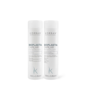© 2023 moneli.lt | MONELÍ | KORBAN Bioplastia Capilar Hair Bioplasty rinkinys 2 x 250 ml - Shampoo, Conditioner