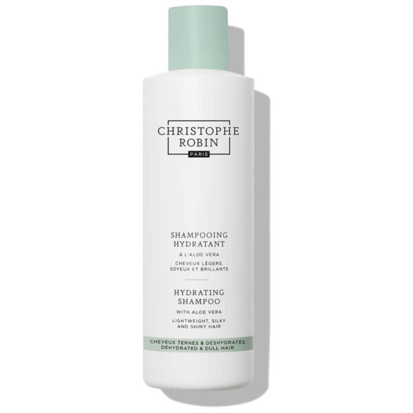 Christophe Robin Hydrating Shampoo drėkinantis šampūnas su alijošiumi 250 ml