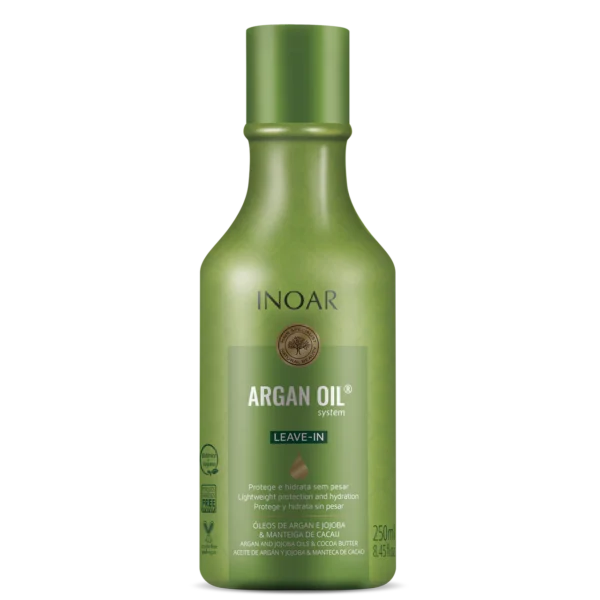 INOAR Argan Oil Leave-In nenuplaunamas balzamas su argano aliejumi 250 ml