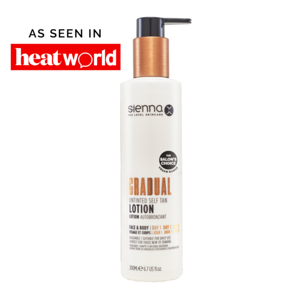 Sienna X Gradual Untinted Self Tan Lotion palaipsninis savaiminio įdegio losjonas 200 ml,,;