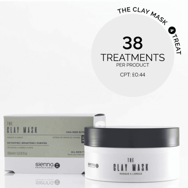 Sienna X The Clay Mask detoksikuojanti molio kaukė veidui 150 ml,,