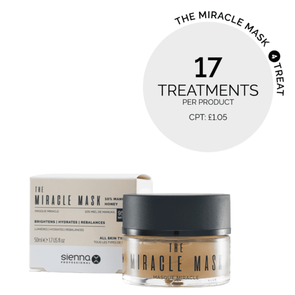 Sienna X The Miracle Mask drėkinanti kaukė veidui su medumi 50 ml,,