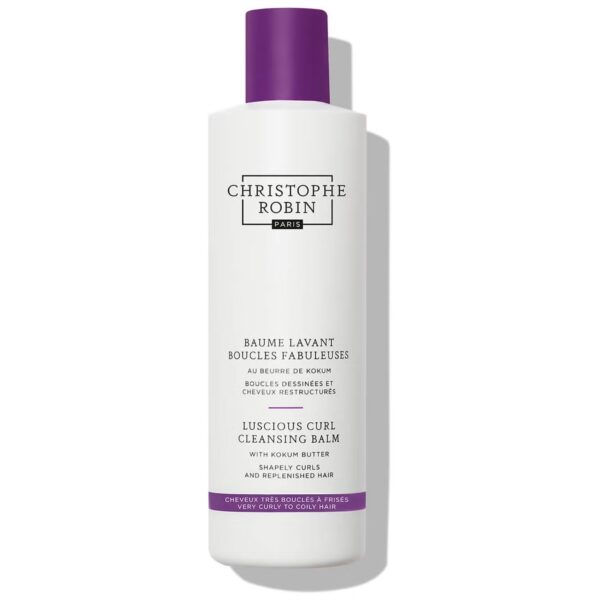 Christophe Robin Luscious Curl Cleansing Balm garbanas valantis balzamas 250 ml.,