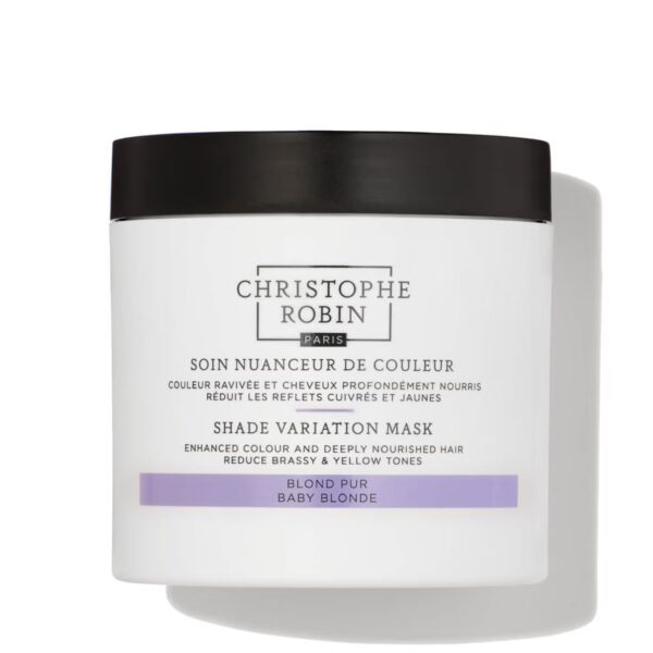 Christophe Robin Shade Variation Mask Baby Blonde dažanti plaukų kaukė