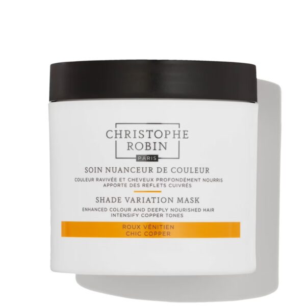 Christophe Robin Shade Variation Mask Chic Copper dažanti plaukų kaukė 250 ml