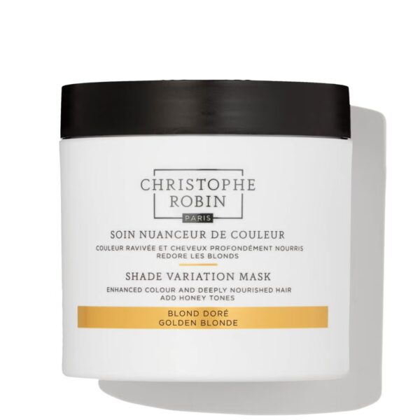 Christophe Robin Shade Variation Mask Golden Blonde dažanti plaukų kaukė 250 ml